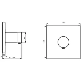 Hansa Hansliving Thermostat-Wannenbatterie (40569073)
