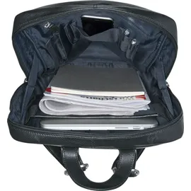 LEONHARD HEYDEN Berlin Rucksack Leder 42 cm Schwarz