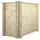 TIMBELA Hochbeet 78 x 38 x 57 cm Beige