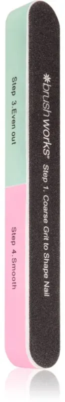 Brushworks Shape & Shine sechseckige Nagel-Polierfeile 1 St.
