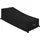sioks Dokon Gartenliege Abdeckung 200 x 75 x 40 cm Schwarz