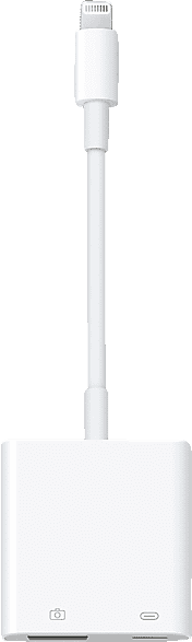 APPLE Lightning auf USB 3, Kamera-Adapter, 155 mm, Weiß