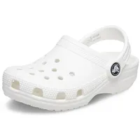 Crocs Classic Clog T Unisex Kinder , Weiß, 23/24 EU