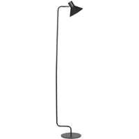 Beliani Stehlampe, Schwarz 154 cm Kegelform RIMAVA verstellbar Metall