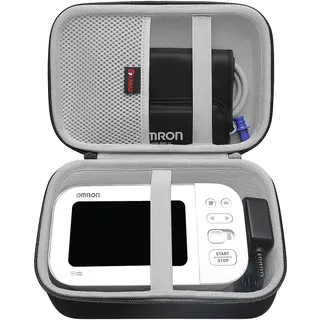 XANAD Tasche für OMRON X7 Smart Automatisches Blutdruckmessgerät Oberarm auch für Diabetiker, mit kostenloser Smartphone App für iOS/Android