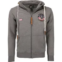 Top Gun 3110, Kapuzenjacke - Grau - 3XL