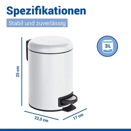 Wenko Leman 3 l weiß