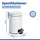 Wenko Leman 3 l weiß