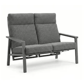 MWH Das Original Royal Garden Focosa 2-Sitzer Sofa Rückenlehne verstellbar anthrazit