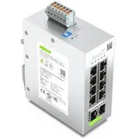 WAGO 852-1813 Lean-Managed-Switch, 8-Port, 1000Base-T, 2-Slot 1000Base-SX/LX