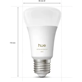 Philips LED-Lampe E27 6W 810 lm warmweiß 4 St.