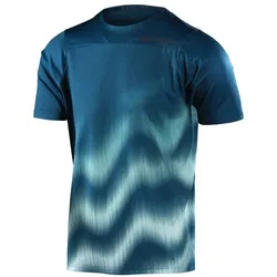 Troy Lee Designs Skyline SS Jersey Wave M - jungle green