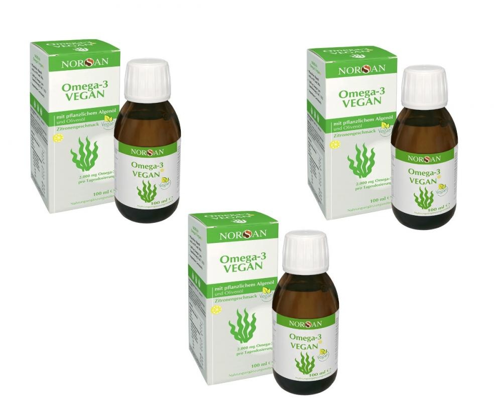 NORSAN Omega-3 VEGAN 3er Set