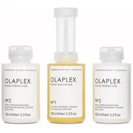 Olaplex No.1 Bond Multiplier 100 ml + No.2 Bond Perfekter 2 x 100 ml Geschenkset