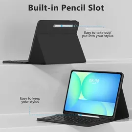 TECH-PROTECT SC Pen + Tastaturhülle für Samsung Galaxy Tab S10 FE+ 13.1 Schwarz