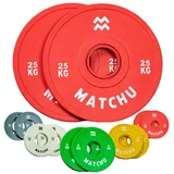 Matchu Sports Fractional Plates 2,5 KG 2er Set Hantelscheiben 50 mm 2x2,5