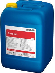 ECOLAB Trump Des Geschirrspülmittel, Für beste hygienische Ergebnisse durch die desinfizierende Wirkung, 25 kg - Kanister