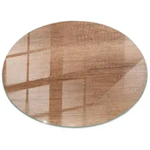 Tulup Tischplatte Braun, Glas 70x70x0.4 cm Esszimmer, Tische, Esstische, Tischsysteme, Tischplatte