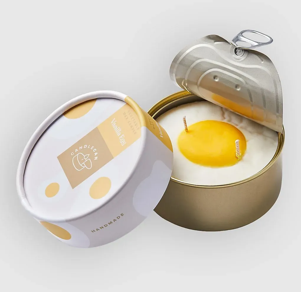CandleHand Vanilla Egg Can Candle can / egg Gr. Uni