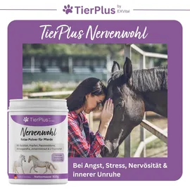 Exvital TierPlus Nervenwohl Relax Pulver für Pferde 900 g