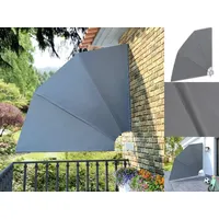VidaXL Balkonfächer 210 x 210 cm grau
