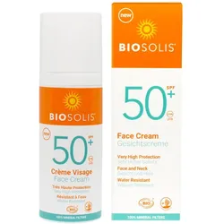 BIO Sonnencreme Gesicht LSF 50+ BIOSOLIS 50 ml