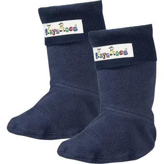 Playshoes Unisex Kinder Stiefel-Socke Füßling, marine, 24/25