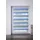 K-HOME Doppelrollo Madrid 95 x 150 cm Farbverlauf/Blau