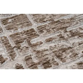 OBSESSION »My Bella 235« rechteckig 13 mm Höhe modernes abstraktes Design, Hoch-Tief Effekt, mit Fransen