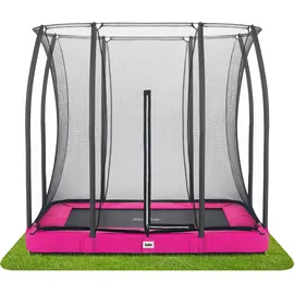 Salta Comfort Edition Ground 214 x 153 cm inkl. Sicherheitsnetz pink
