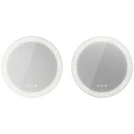 Duravit Happy D.2 Plus 70x70x5,5cm, 122 W, Lichtfeldd. radial