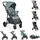 Moni Sommerkinderwagen Buggy grün