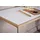 Jahnke Glam Desk Gold/MARMOR WS Schreibtisch, Metal, One Size
