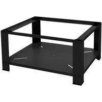 ML-Design Waschmaschinen Untergestell mit Ablage 63x54cm Stahl Schwarz bis