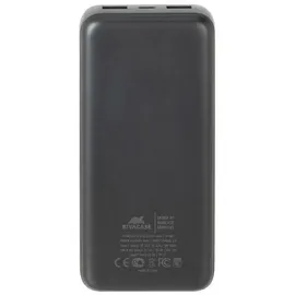 RivaCase® Rivacase, Powerbank VA2521 20000mAh 2 USB-A/USB-C QC 3.0/PD 20W Schwarz - Schwarz