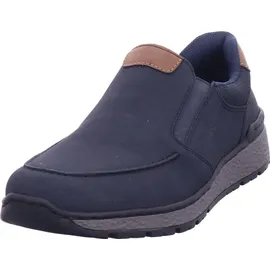 Rieker Herren B9062 Schnürhalbschuhe, blau, 42