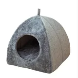 HonanEU Katzennest, Indoor Katzenbett, Indoor Katzenbett, Katzenhaus, Kätzchenbett Katzenzelt, Haustier Hundehöhle Bett, Zelt Iglubett für Katzen/Kleine Hunde