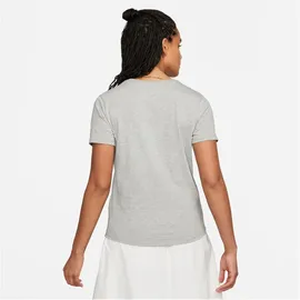 Nike Sportswear Club Essentials T-Shirt Damen 063 - dk grey heather L