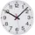 EUROTIME Funk Wanduhr 30,0 cm 55000 weiß