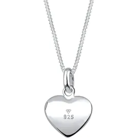 Elli Halskette Herz Anhänger Klassisch Filigran 925 Sterling Silber