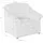 DOMO collection Sessel Mezia Polyester 98 x 84 x 82 cm Beige