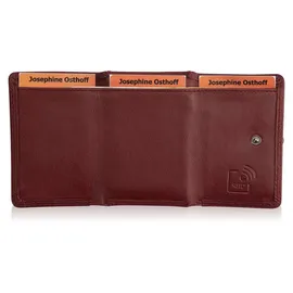 Josephine Osthoff Handtaschen-Manufaktur Josephine Osthoff Geldbörse unisex Portemonnaie bordeaux