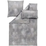Estella Bettwäsche Svizzera grau, Schweizer Satin, (1 x + 80/80 4 + B/L: ca. 135,00x200,00