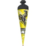 ROTH Schultüte Extreme Motocross 70 cm - rund Filzverschluss Folie