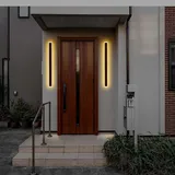 V-Tac Moderne LED-Wandleuchten - IP65 - Corten-Gehäuse - 17 Watt - 2160 Lumen - 3000K - Bronze