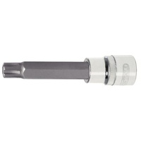 KS Tools 1/2" CHROMEplus Bit-Stecknuss RIBE mit Stirnlochbohrung,lang,M9