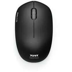 PORT Designs 900540, Beidhändig, Optisch, RF Wireless, 1600 DPI, Schwarz