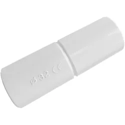 PVC Klebemuffe Ø32mm Doppelklebemuffe PVC-U Teich GSU32G PEP MU-II 32 XBS