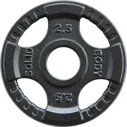 Olympische 4-Griff gusseisen Gewichtsplatten OPTK2.50 schwarz 2.5kg