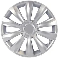 CARTREND Radzierblende Delta 40 Cm (16 Zoll) Silber 1 Stück Radkappe - Cartrend